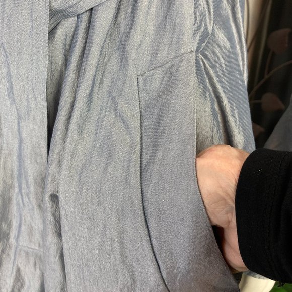 NWOT Ann Taylor Stylized Belted Trench Coat Lightweight - Picture 7 of 11